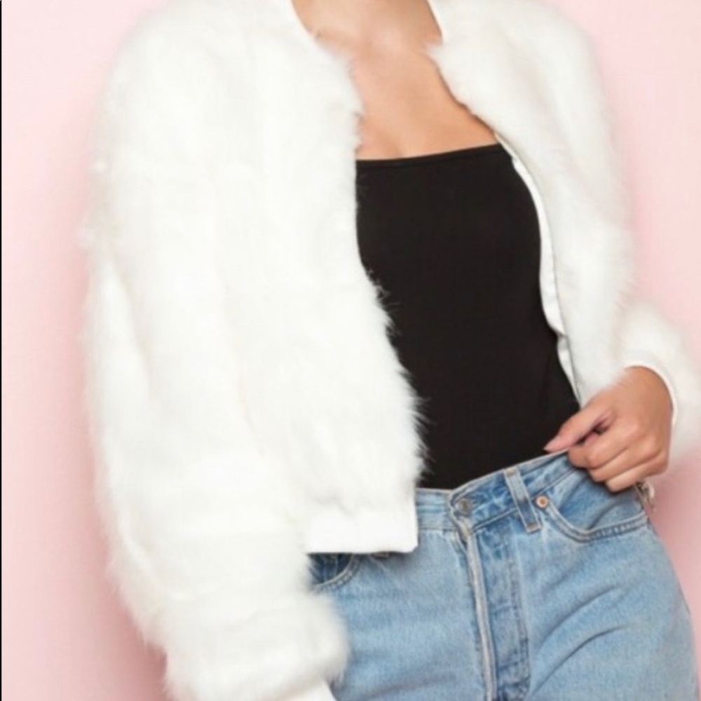 Brandy Melville Fiona fur coat